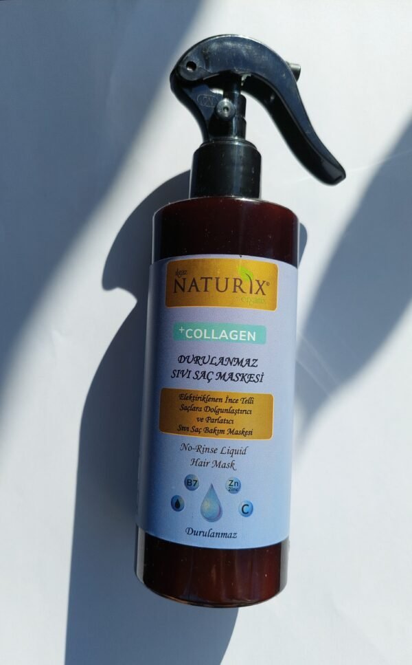 Naturix nenuplaunama plaukų kaukė su kolagenu 250 ml - Image 2