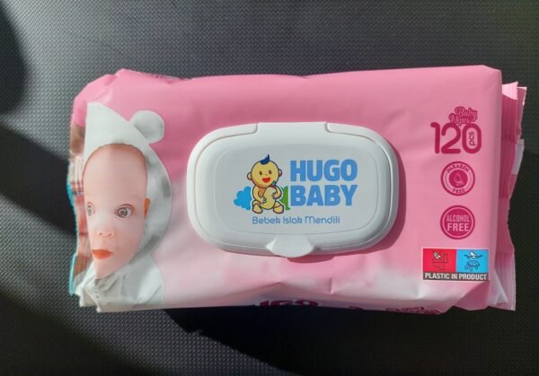 HUGO BABY šlapios servetėlės 120 vnt.